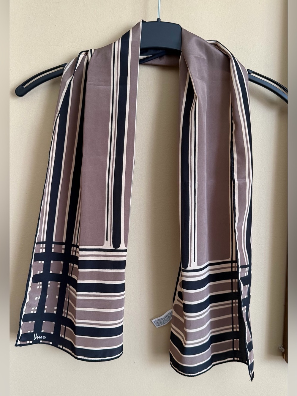 VTG 1970s Veresa by Vera Neumann Mod Geometric Scarf Made In Japan